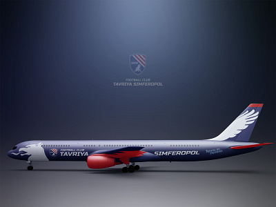 FC Tavriya Aircraft aircraft branding design football football designs soccer