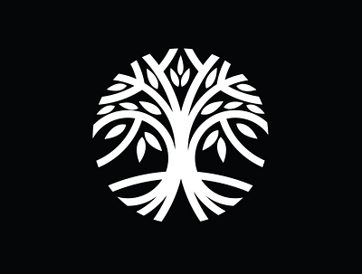 tree of life branding illustration logo vector