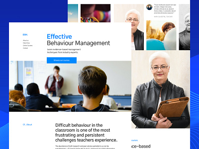 Effective Behaviour Management design life coach life coaching ui user interface web design