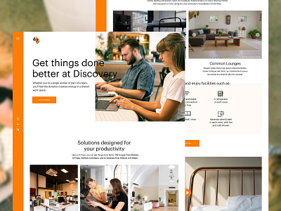 Coworking / Dormitory UI Design