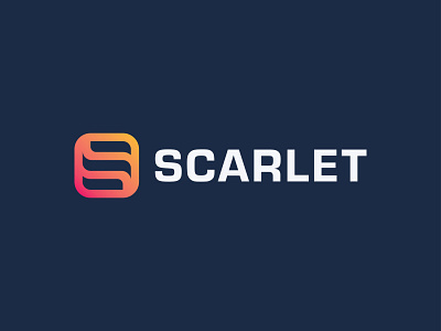 Scarlet - Logo Design abstract brand brand identity branding design letter s logo logo designer negative space scarlet visual effect