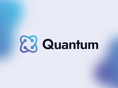 Quantum - Logo Design atom brand brand identity branding circular designer gradient logo logo logo designer quantum tech