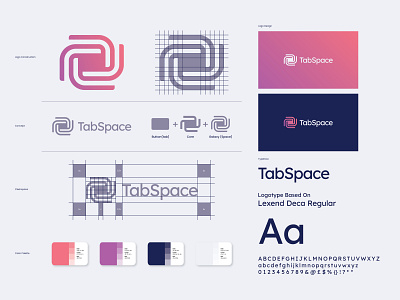 TabSpace - Brand Identity brand brand identity branding core designer galaxy logo logo designer tech vortex