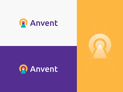 Anvent - Logo Design anvent brand brand identity brandidentity branding designer key lock logo logo construction logo mark mark security smart smart lock visual identity