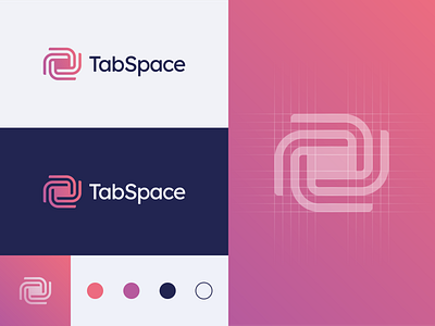 TabSpace - Logo Design brand brand identity branding core debugging engineer galaxy logo logo designer program software tech vortex