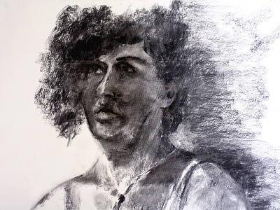 Portrait black and white character design charcoal charcoal drawing drawing figure drawing grayscale human face monochrome portrait portrait art portrait drawing woman