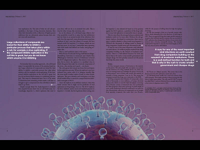 Drug Discovery editorial design health healthcare indesign layout magazine design print design print layout research typography
