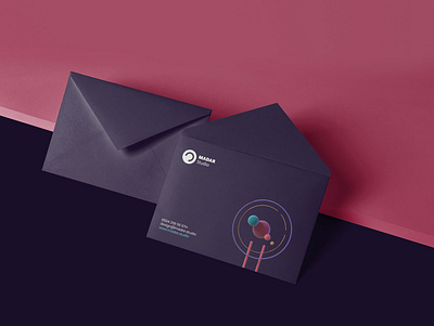 MADAR Studio brand identity - Stationery 3d art brand design brand identity branding branding design design studio envelope envelope design logo design stationery stationery design visual identity براندينج