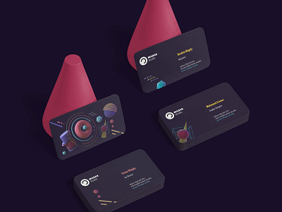 MADAR Studio brand identity - Stationery 3d art brand design brand identity branding identity design stationery stationery design visual identity براندينج