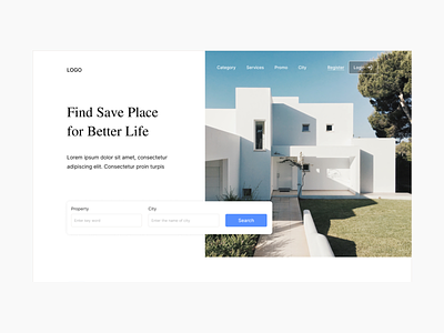 Residence Website case study redesign ui ui design web design website