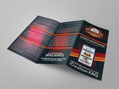 Tri Flod Brochure branding business company flyer illustrator typography