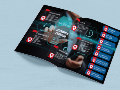 Brochure brochure design company design flyer illustration illustrator typography