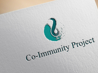 Co Immunity Project Logo Mockup branding business icon illustrator logo typography