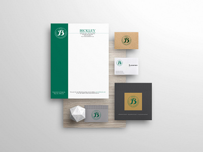 Bickley Letterhead Mockup brochure design business catalog company illustrator typography vector