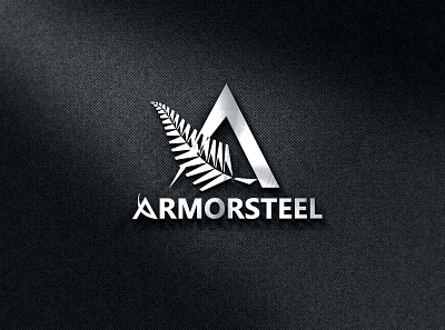 Armour Steel Logo app company icon illustration illustrator logo typography