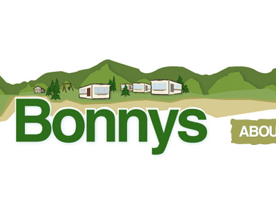 Logo Design branding caravans green logo mountains vector web