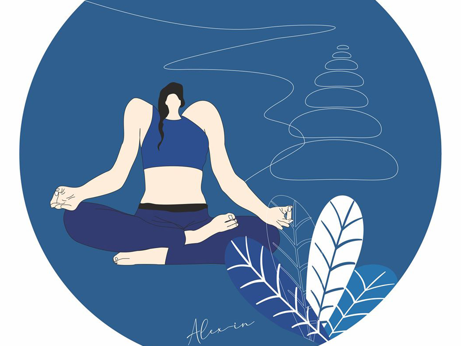 Reflections Yoga by Alex on Dribbble