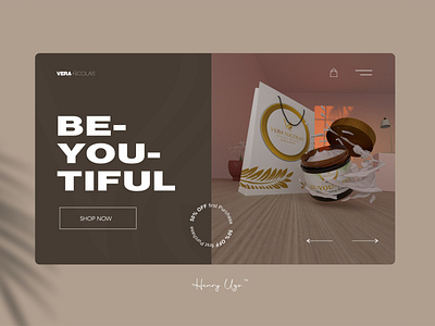 Beauty Brand Landing Page