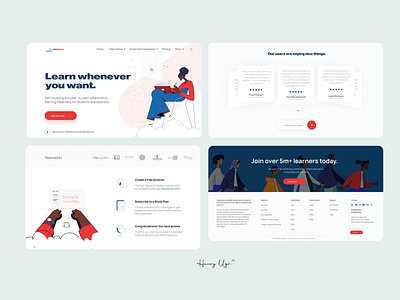 Passnownow (E-learning website design)