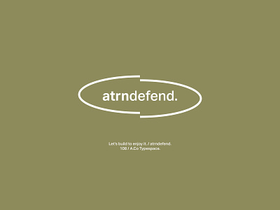 atrndefend. brand branding design logo logo design logos logotypedesign minimal typeface typography