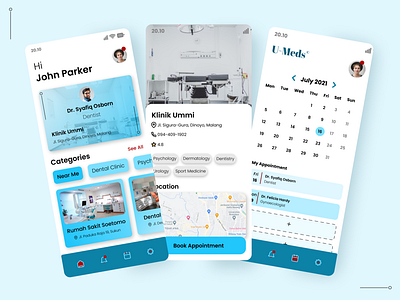 Medical App - Your Medical Assistant "U-Meds" android app android design android uiux app creative design inspiration designer doctor graphic design health app medical app mobile design product design ui design ui mobile uiux uiux design ux ux design ux mobile