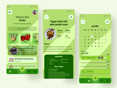 Diet App - Healthy Food and Workout Schedule android app android design android uiux app creative design inspiration designer diet app fitness graphic design mobile design product design ui design ui mobile uiux uiux design ux ux design ux mobile work out app