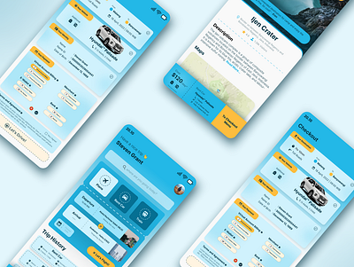 Travel App - Your Personal Guide "YokTravel" android app android design android uiux app creative design inspiration designer graphic design mobile design product design ticket ticket app travel travel app ui design ui mobile uiux uiux design ux design ux mobile