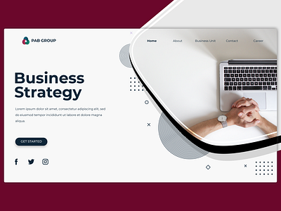 Landing page PT. PAB Group