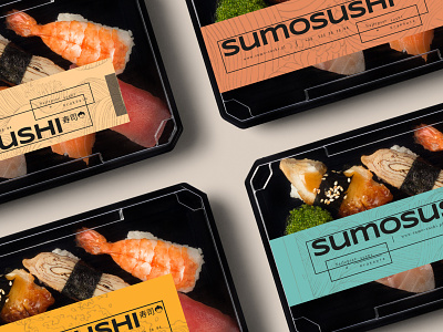 Sumo Sushi Rebranding branding branding design design graphic design logo package typography