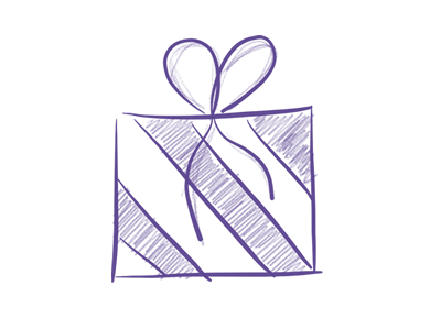Gift Sketch Icon