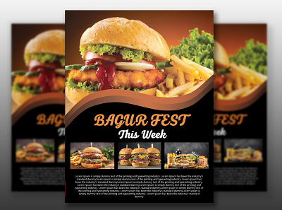 Restaurant Flyer Design - Flyer Design Bundle branding branding design flyerdesign graphicdesign graphicdesigner poster design print print design stationery vector