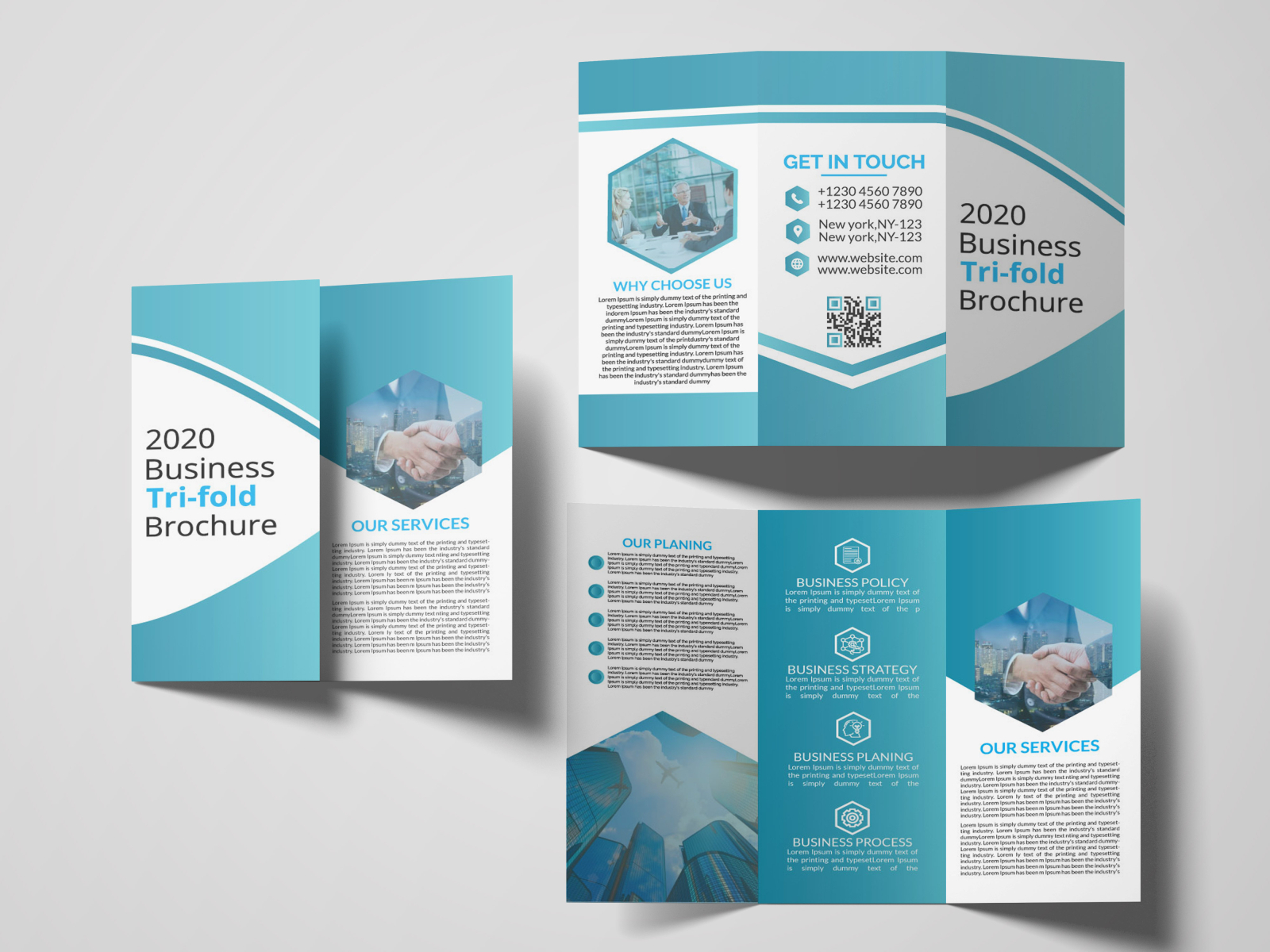 Brochure Design - Tri-Fold Brochure Design by Md Jasim Mazumdar on Dribbble