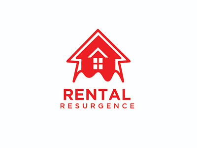 RENTAL RESURGENCE logo adobe illustrator designer