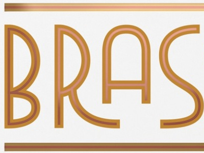 Brasserie art deco brasserie french lettering