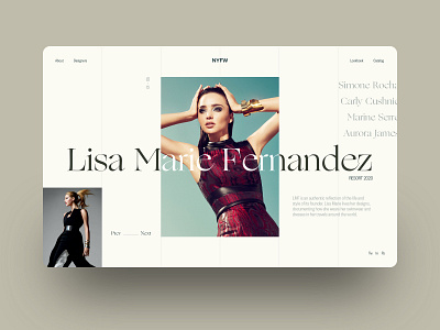 New York Fashion Week dailyui design dribbble fashion minimalism nyfw scandinavian design ui userexperience userinterface ux webdesign