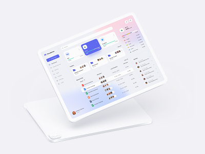 File Manager Dashboard - iPad Pro