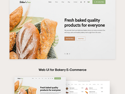 Bakery E-Commerce Web UI