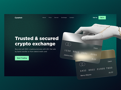 Crypto currency website UI crypto figma hero design ui uiux web design