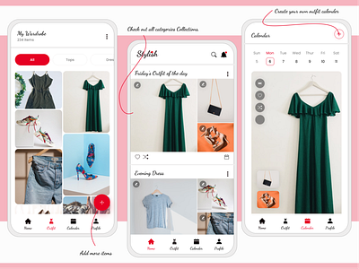 Wardrobe App Case Study casestudy creative designer figma figmadesign flexible layouts uidesign