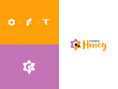 PIONEER HONEY : Logo Design