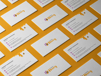 PIONEER HONEY : Business Card