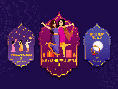 TANISHQ : Instagram Festive Stickers for Diwali