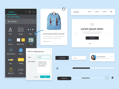 Creating and sharing UI kits