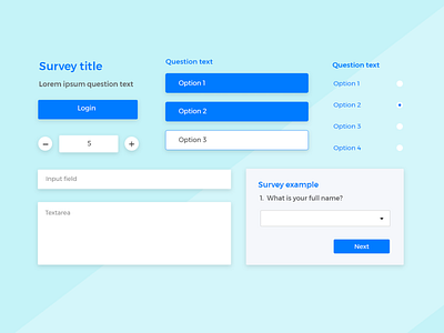 Forms & Surveys UI kit