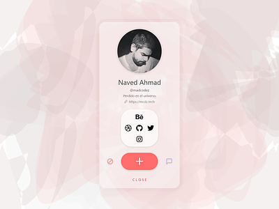 Day 03. User Profile. adobexd app design ui ux