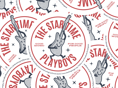 The Star Time Playboys stickers