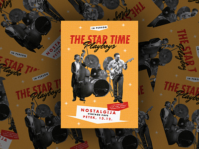 The Star Time Playboys gigposter