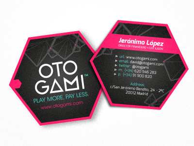 Otogami Cards business cards identity