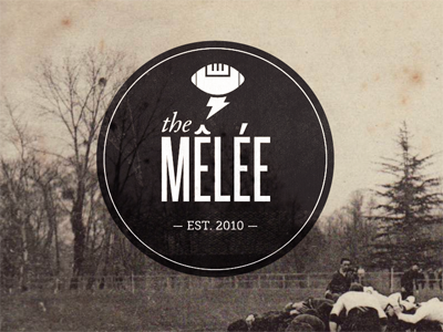 The Mêlée: identity identity logo