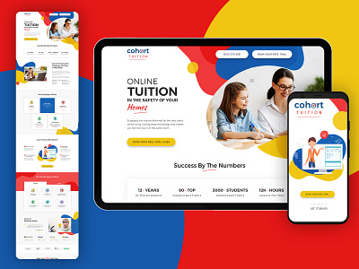 Online Tuition Landing Page